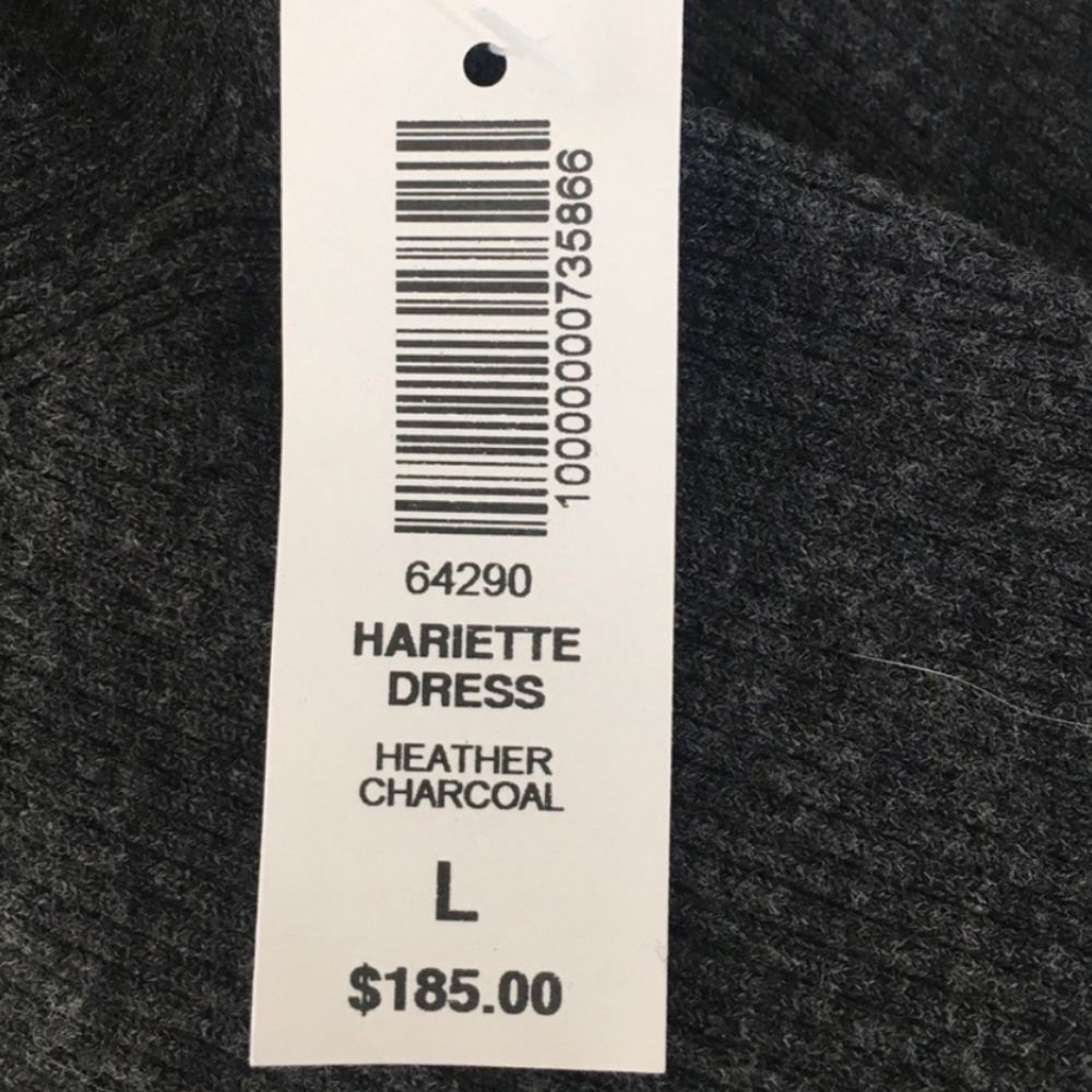Wilfred Charcoal Button-Down Midi Dress - Picture 8 of 9